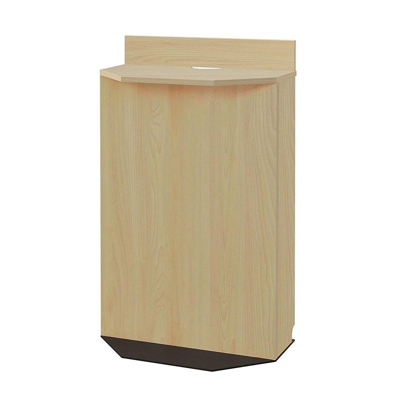 アール・エフ・ヤマカワ 無人受付スリムカウンター W600 ナチュラル2 RFRSC-6035NA2 1台(ご注文単位1台)【直送品】