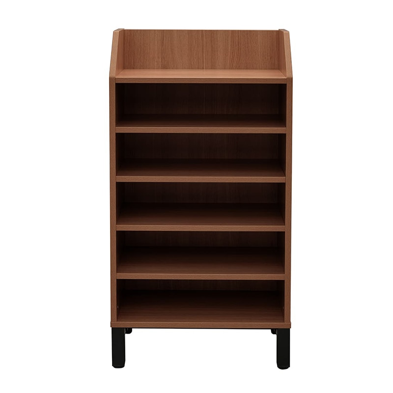 アール・エフ・ヤマカワ ミーツ シューズラック ダブル ウォルナット RFMSR-DBDM 1台(ご注文単位1台)【直送品】