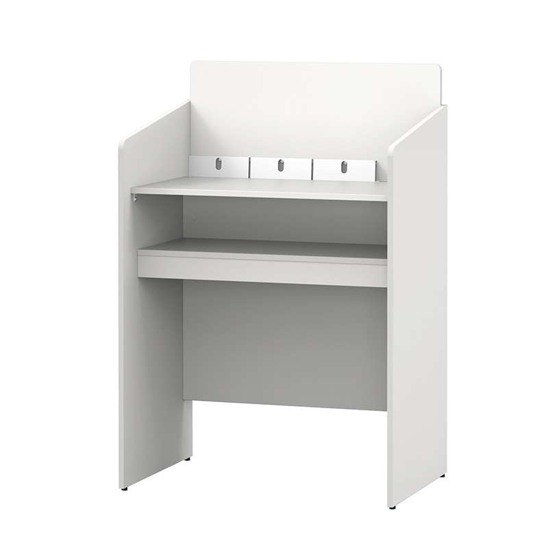 アール・エフ・ヤマカワ 記載台ハイ W900×D600 ホワイト RFKD-9060WHH 1台(ご注文単位1台)【直送品】