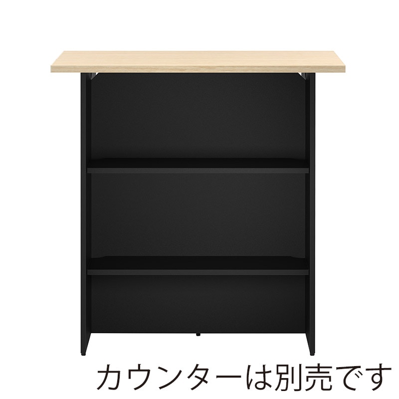 アール・エフ・ヤマカワ マルチユースカウンター用棚板 ブラック 2枚入 RFDBM-OPTB 1セット(ご注文単位1セット)【直送品】