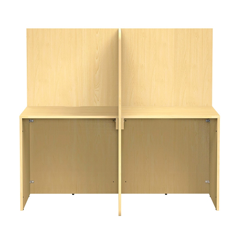 アール・エフ・ヤマカワ PASO T型ブースデスク2 W1418×D700 ナチュラル RFBD2-T1470NA 1台(ご注文単位1台)【直送品】