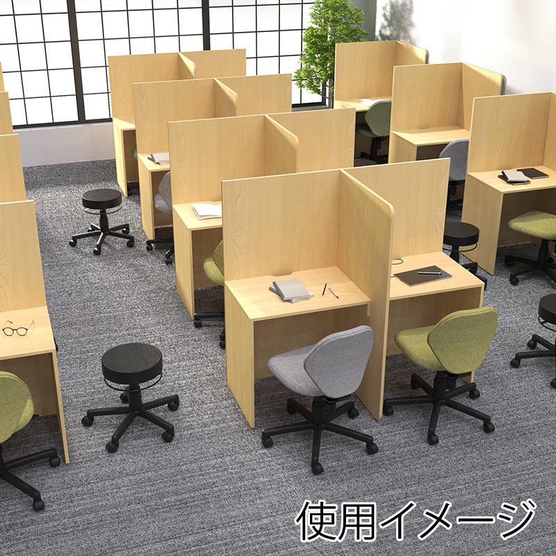 アール・エフ・ヤマカワ PASO T型ブースデスク2 W1418×D700 ナチュラル RFBD2-T1470NA 1台(ご注文単位1台)【直送品】