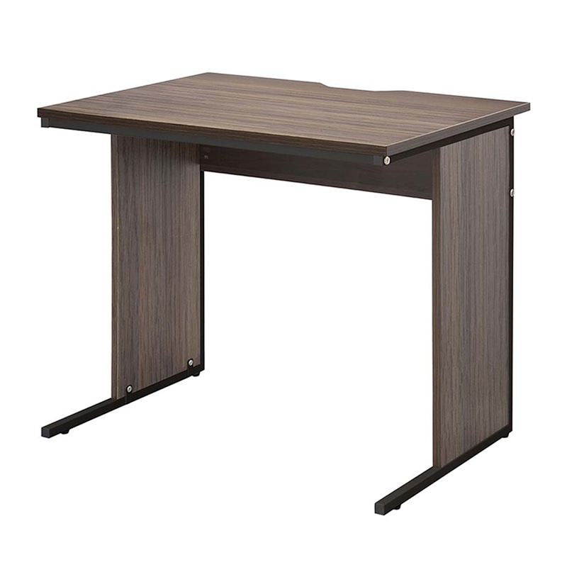 アール・エフ・ヤマカワ ワークデスク2　W800×D600 ウォルナット2 GZWD2-0860DM2 1台（ご注文単位1台）【直送品】