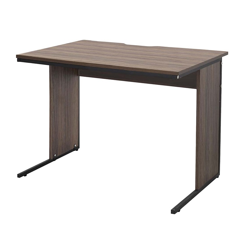 アール・エフ・ヤマカワ ワークデスク2　W1000×D700 ウォルナット2 GZWD2-1070DM2 1台（ご注文単位1台）【直送品】