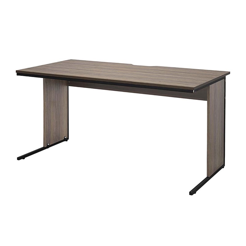 アール・エフ・ヤマカワ ワークデスク2　W1400×D700 ウォルナット2 GZWD2-1470DM2 1台（ご注文単位1台）【直送品】