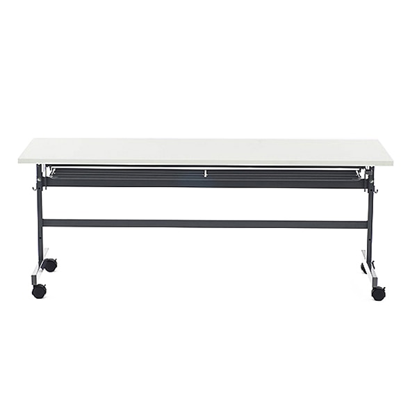 アール・エフ・ヤマカワ フォールディングテーブル4 W1800×D450 ホワイト SHFT-1845-4WH 1台(ご注文単位1台)【直送品】