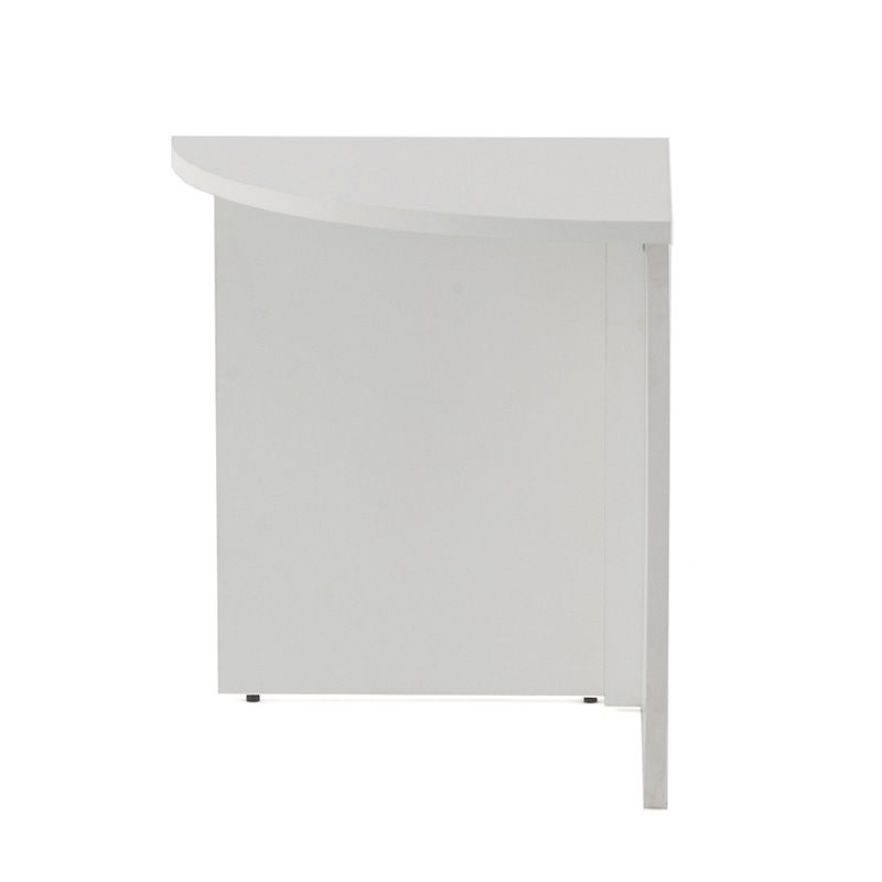 アール・エフ・ヤマカワ ノルム ローカウンター コーナー ホワイト Z-SHLC-CNW 1台(ご注文単位1台)【直送品】