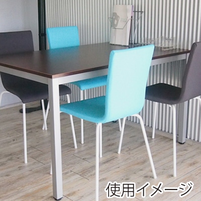 アール・エフ・ヤマカワ ファブリックチェア ターコイズブルー RFC-FPBLWF 1台（ご注文単位1台）【直送品】