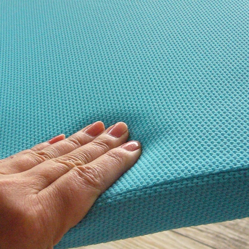 アール・エフ・ヤマカワ ファブリックチェア ターコイズブルー RFC-FPBLWF 1台（ご注文単位1台）【直送品】