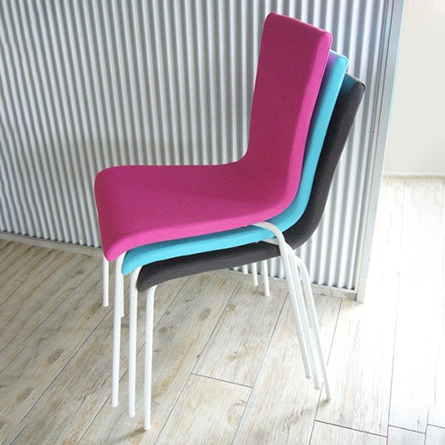 アール・エフ・ヤマカワ ファブリックチェア ピンク RFC-FPPKWF 1台（ご注文単位1台）【直送品】