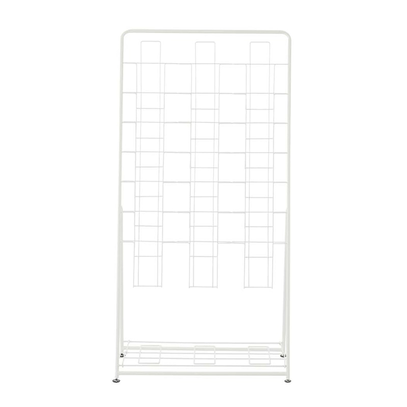 アール・エフ・ヤマカワ パンフレットスタンド　7段　トリプル ホワイト RFPFS-TRWH 1台（ご注文単位1台）【直送品】