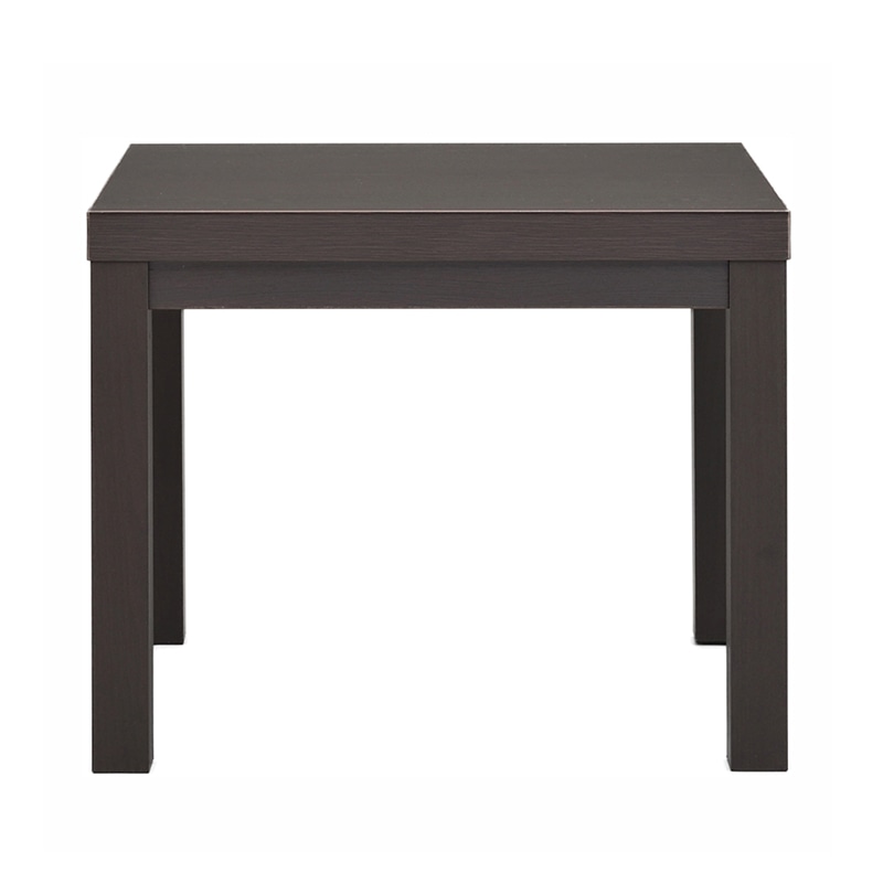 アール・エフ・ヤマカワ 応接サイドテーブル W550×D550 ダーク RFCFT-5555DA 1台(ご注文単位1台)【直送品】