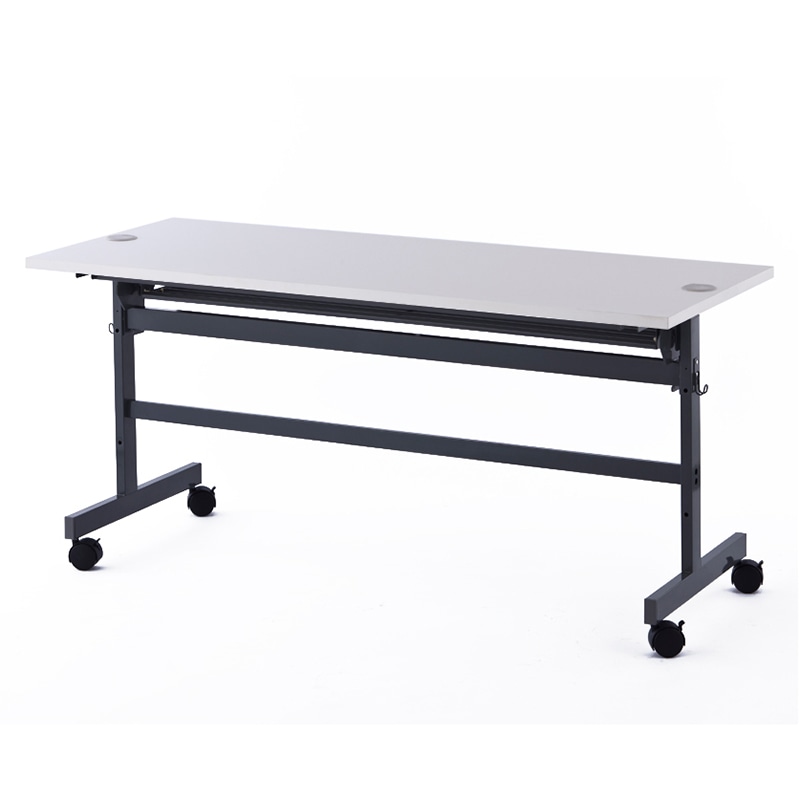 アール・エフ・ヤマカワ フォールディングテーブル2 配線機能付 W1500×D600 ホワイト SHFTL-1560WH 1台(ご注文単位1台)【直送品】