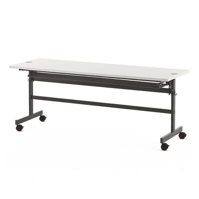 アール・エフ・ヤマカワ フォールディングテーブル2 配線機能付 W1800×D600 ホワイト SHFTL-1860WH 1台(ご注文単位1台)【直送品】