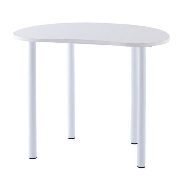 アール・エフ・ヤマカワ ビーンズハイテーブル W1200×D800 ホワイト RFHMT-BN1280WJ 1台(ご注文単位1台)【直送品】