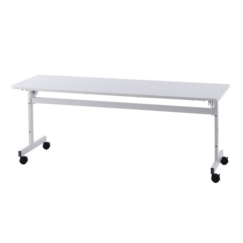 アール・エフ・ヤマカワ シンプルフォールディングテーブル2 W1800×D600 ホワイト RFFT2-1860WH 1台(ご注文単位1台)【直送品】