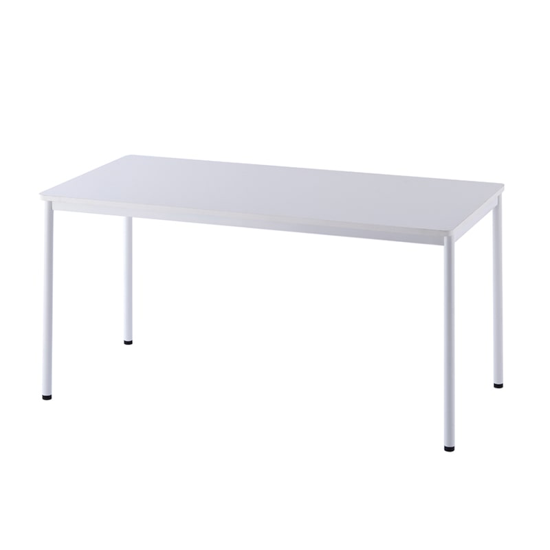>アール・エフ・ヤマカワ ラディー RFシンプルテーブル W1400×D700 ホワイト RFSPT-1470WH 1台(ご注文単位1台)【直送品】