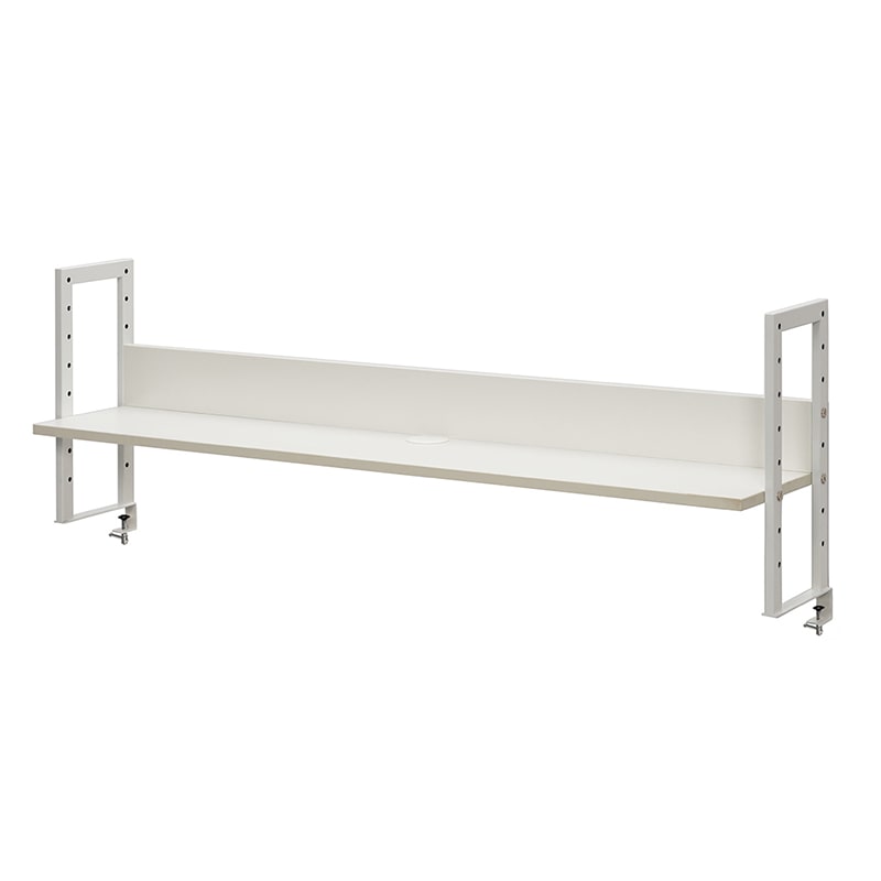 アール・エフ・ヤマカワ ワーキングデスク　上置棚　W1400 ホワイト GZUSR-1400WH 1台（ご注文単位1台）【直送品】