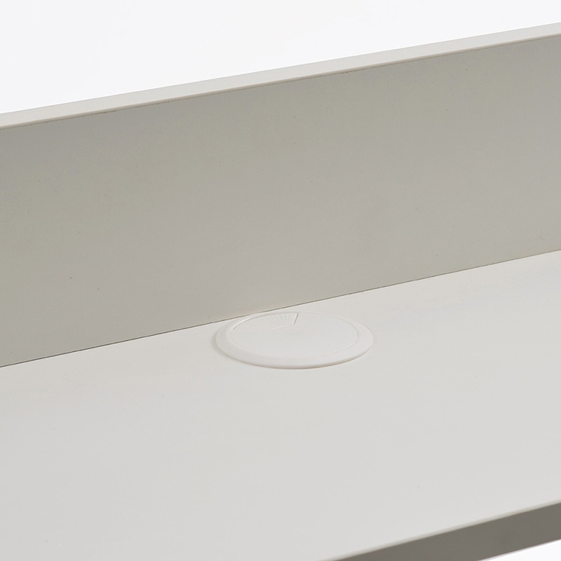 アール・エフ・ヤマカワ ワーキングデスク 上置ハイシェルフ W1400 ホワイト GZUSRH-1400WH 1台(ご注文単位1台)【直送品】