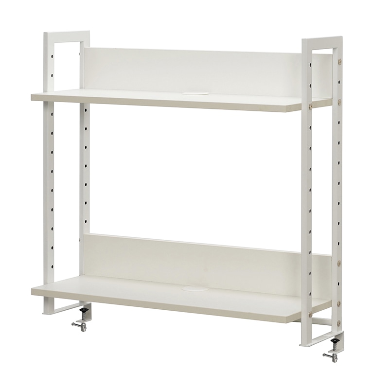 アール・エフ・ヤマカワ ワーキングデスク　上置ハイシェルフ　W800 ホワイト GZUSRH-800WH 1台（ご注文単位1台）【直送品】