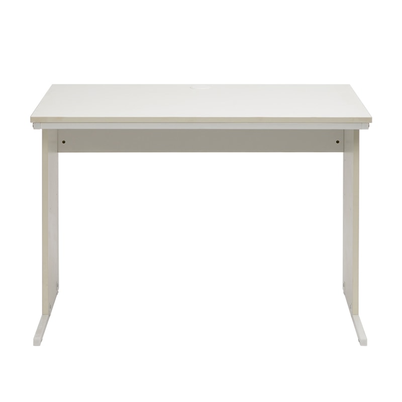 アール・エフ・ヤマカワ ワーキングデスク W1000×D600 ホワイト GZWD-1060WH 1台(ご注文単位1台)【直送品】