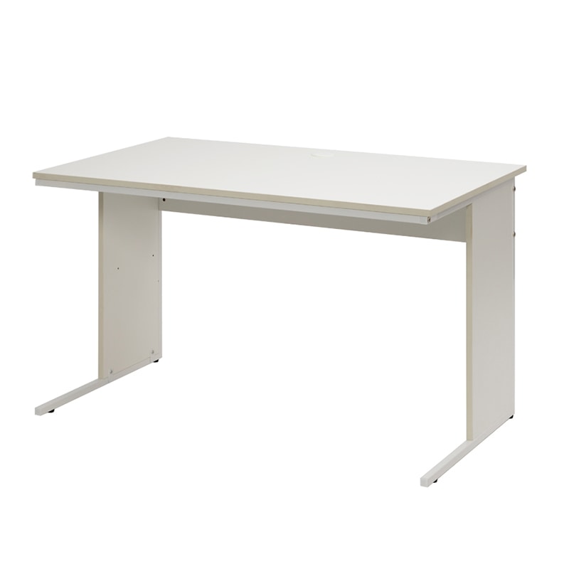 アール・エフ・ヤマカワ ワーキングデスク　W1200×D700 ホワイト GZWD-1270WH 1台（ご注文単位1台）【直送品】