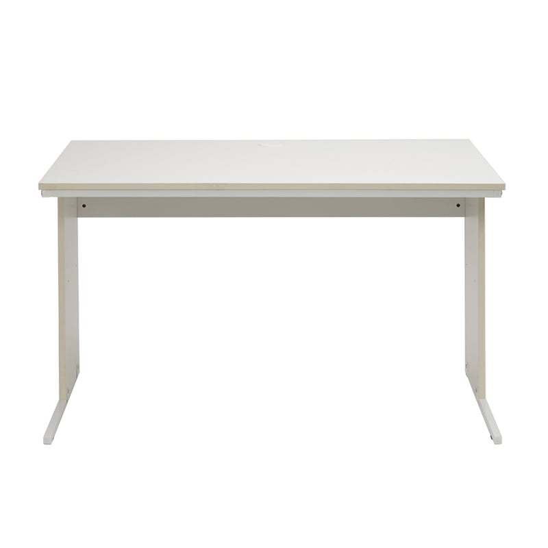 アール・エフ・ヤマカワ ワーキングデスク W1200×D700 ホワイト GZWD-1270WH 1台(ご注文単位1台)【直送品】