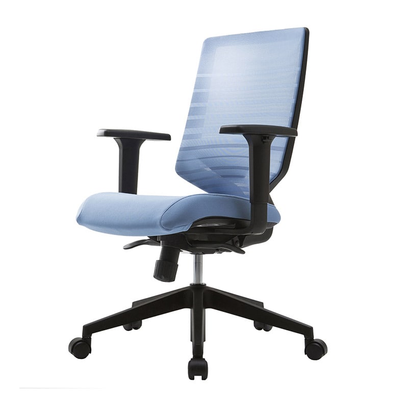 アール・エフ・ヤマカワ チェア T30 可動肘 ブルー FHTN302RF007 1台(ご注文単位1台)【直送品】