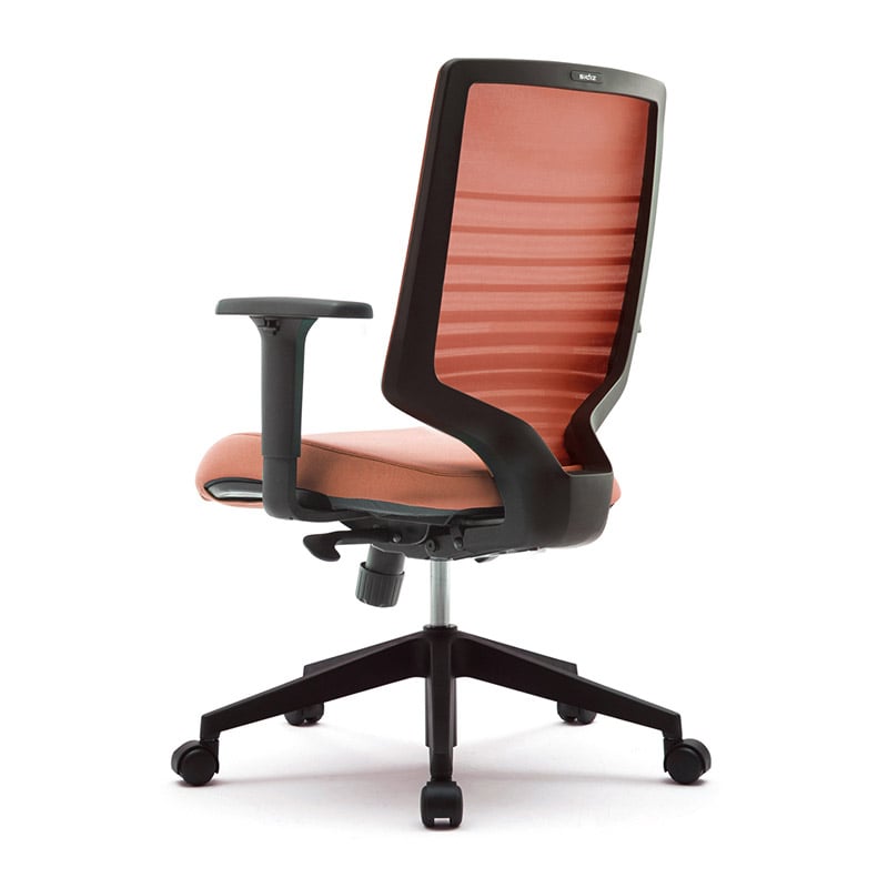 アール・エフ・ヤマカワ チェア T30 可動肘 オレンジ FHTN302RF014 1台(ご注文単位1台)【直送品】