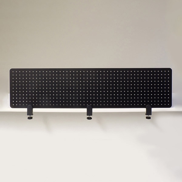 アール・エフ・ヤマカワ メタルデスクトップパネル W1200 ブラック クランプ型 SHDTP-PBK12 1台(ご注文単位1台)【直送品】