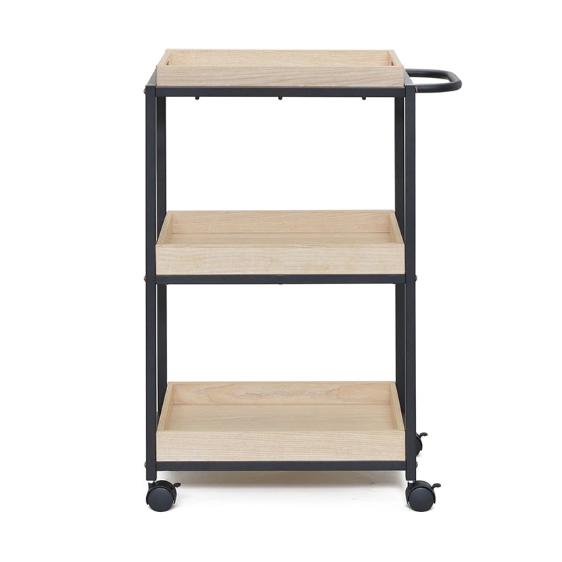 アール・エフ・ヤマカワ カフェワゴン W530×D350 ナチュラル RFWG-CF5335NA 1台(ご注文単位1台)【直送品】