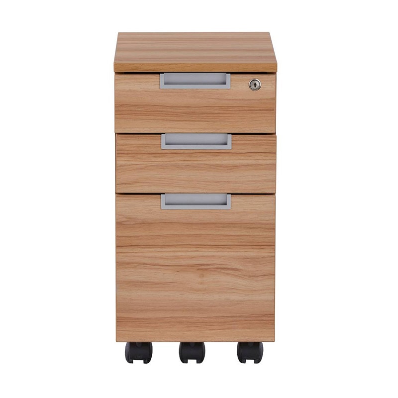 アール・エフ・ヤマカワ スチール脚デスク スリムワゴン ナチュラル GZCA-SL315NA 1台(ご注文単位1台)【直送品】