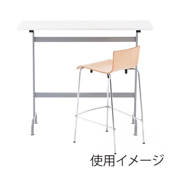 アール・エフ・ヤマカワ リフレッシュハイテーブル W1200×D400 ホワイト RFRT-HT1240WH 1台(ご注文単位1台)【直送品】