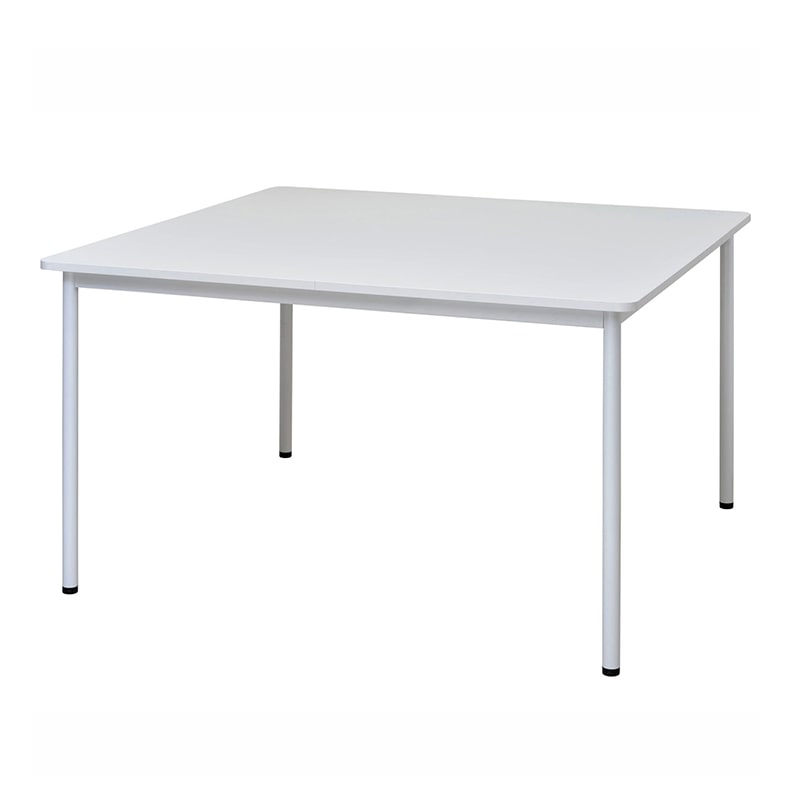 >アール・エフ・ヤマカワ ラディー　RFシンプルテーブル W1200×D1200　ホワイト RFSPT-1212WH 1台（ご注文単位1台）【直送品】