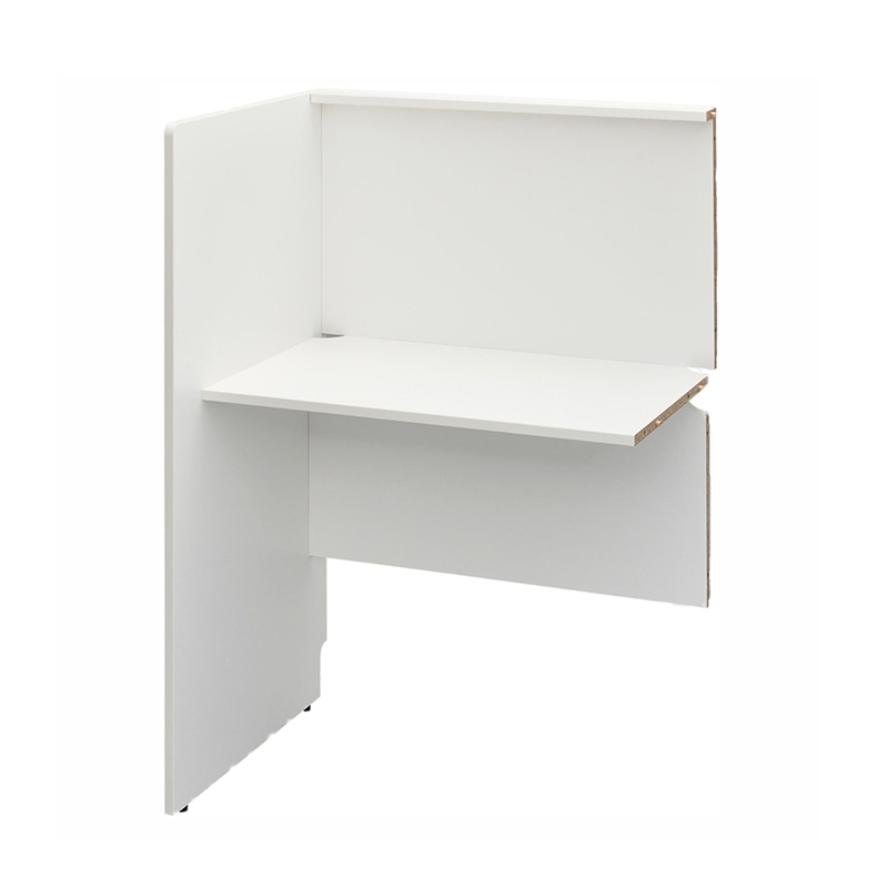 アール・エフ・ヤマカワ RFPCブース2　増連　W800×D600 ホワイト RFPCB2-8060ADWH 1台（ご注文単位1台）【直送品】