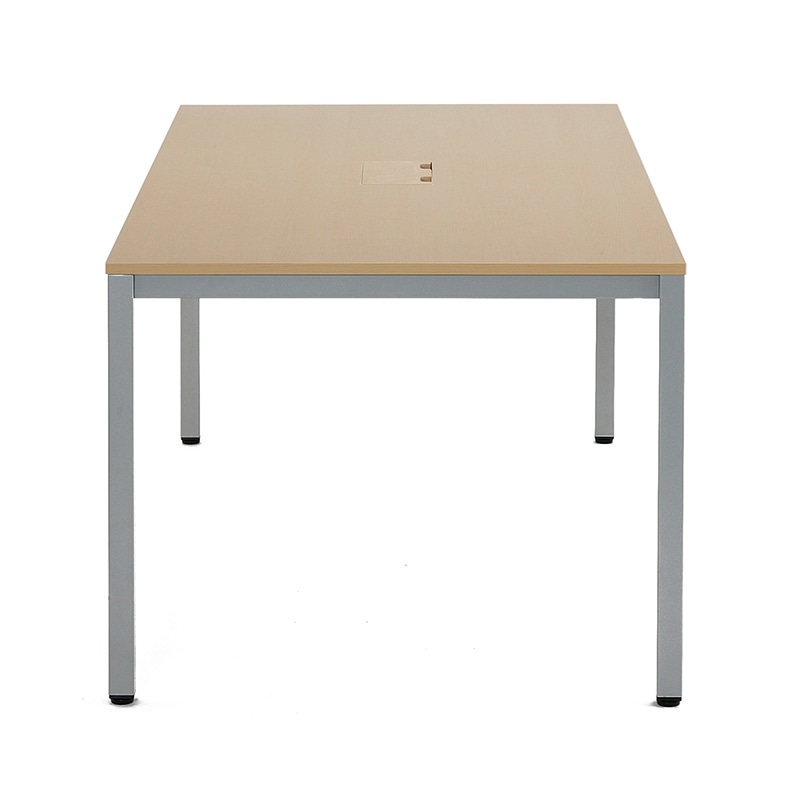 アール・エフ・ヤマカワ OAミーティングテーブル W1800 ナチュラル ATN-1890NTL 1台(ご注文単位1台)【直送品】