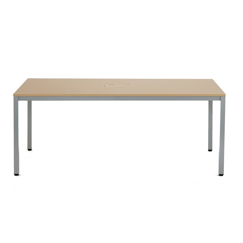 アール・エフ・ヤマカワ OAミーティングテーブル W1800 ナチュラル ATN-1890NTL 1台(ご注文単位1台)【直送品】