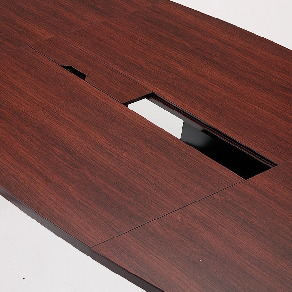 アール・エフ・ヤマカワ ユニット式会議テーブル W2400 ダークローズ RFPC-200 1台(ご注文単位1台)【直送品】