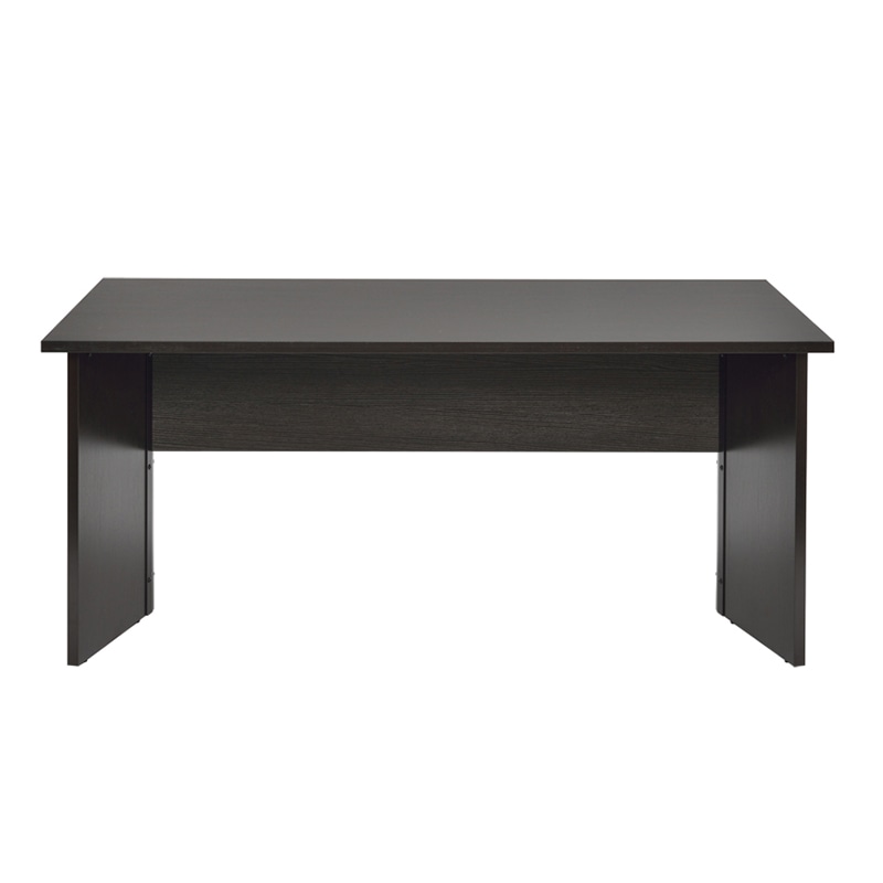 アール・エフ・ヤマカワ 木製パネル脚会議テーブル　W1600×D900 ダークB GZPLT-1690DB 1台（ご注文単位1台）【直送品】