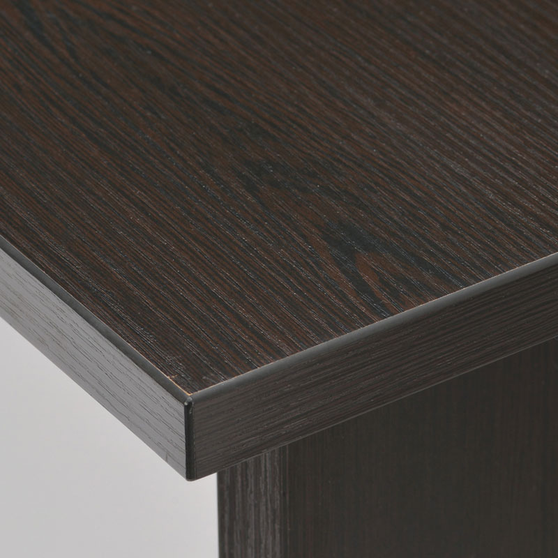 アール・エフ・ヤマカワ 木製パネル脚会議テーブル　W1600×D900 ダークB GZPLT-1690DB 1台（ご注文単位1台）【直送品】