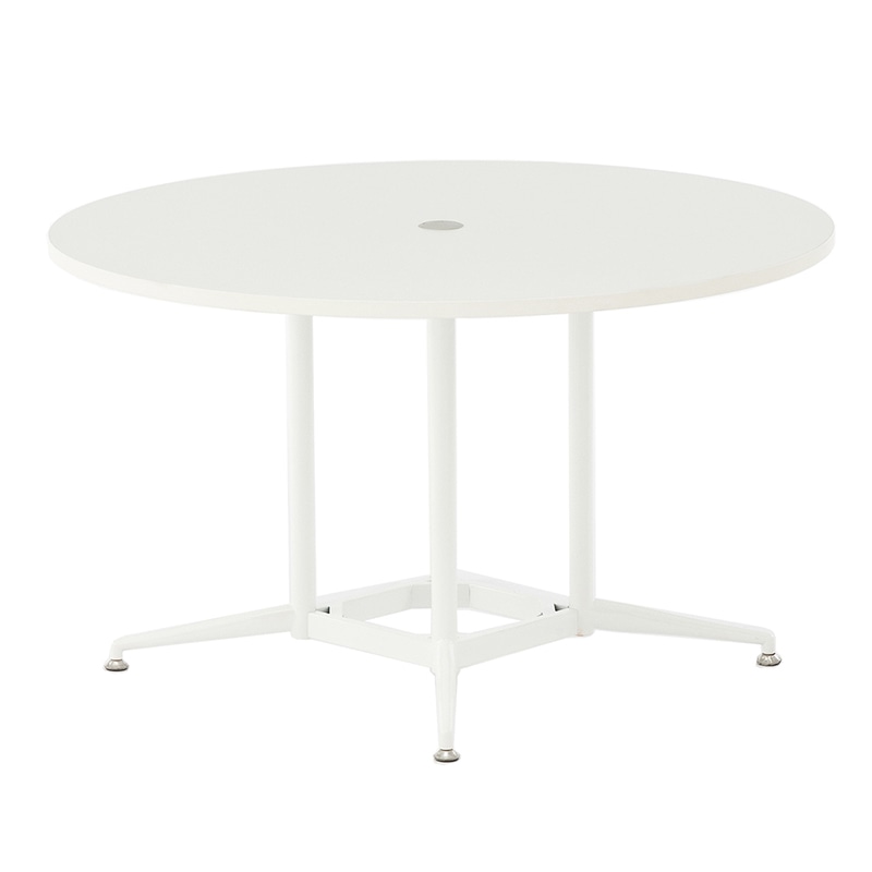 アール・エフ・ヤマカワ OAラウンドテーブル　φ1200 ホワイト RFRDT-OA1200WL 1台（ご注文単位1台）【直送品】