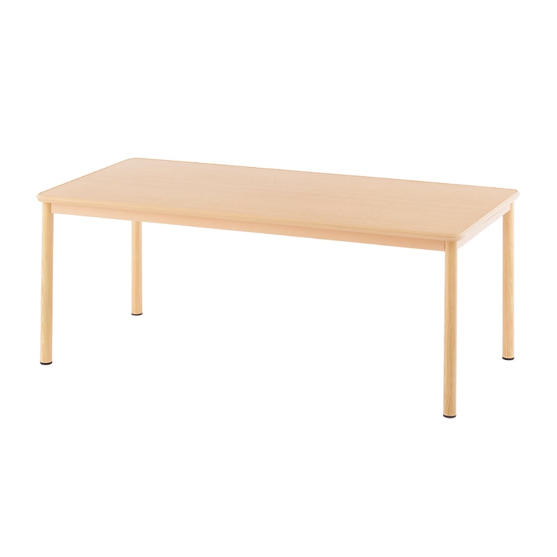 アール・エフ・ヤマカワ 介護用テーブル　W1800×D900 ナチュラル RFKTB-1890NA 1台（ご注文単位1台）【直送品】