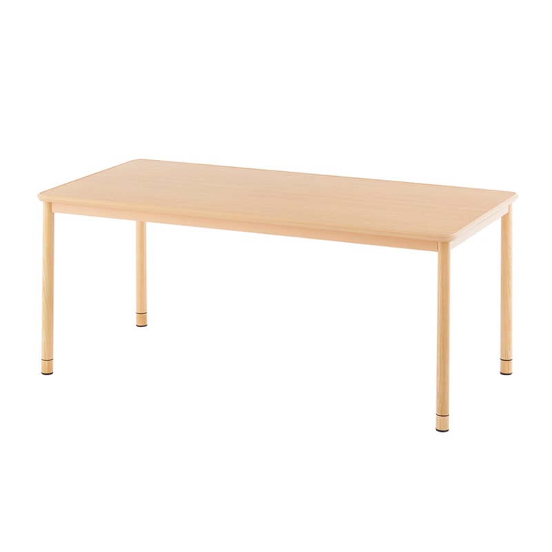 アール・エフ・ヤマカワ 介護用テーブル W1800×D900 ナチュラル RFKTB-1890NA 1台(ご注文単位1台)【直送品】