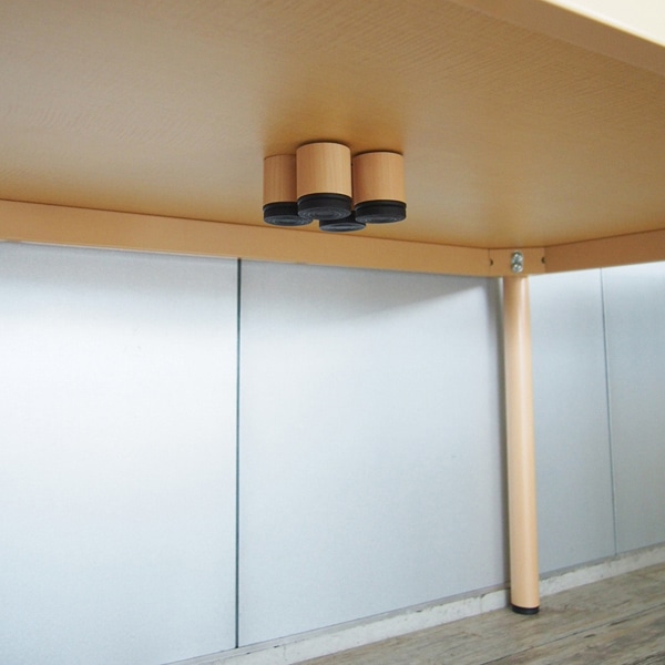 アール・エフ・ヤマカワ 介護用テーブル W1800×D900 ナチュラル RFKTB-1890NA 1台(ご注文単位1台)【直送品】