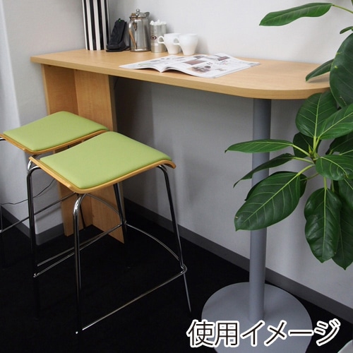 アール・エフ・ヤマカワ ハイカウンター用 サイドテーブル ナチュラル RFHCST-1445NJ 1台(ご注文単位1台)【直送品】