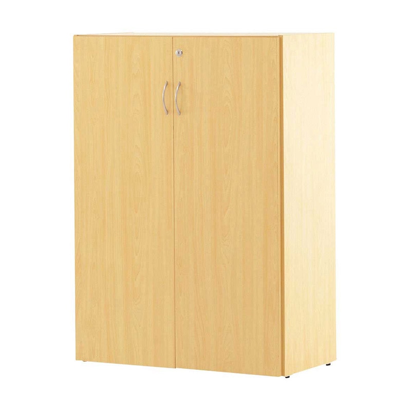 アール・エフ・ヤマカワ 可動棚ローシェルフ 共通扉付き　ナチュラル RFLS-NJHFD 1台（ご注文単位1台）【直送品】