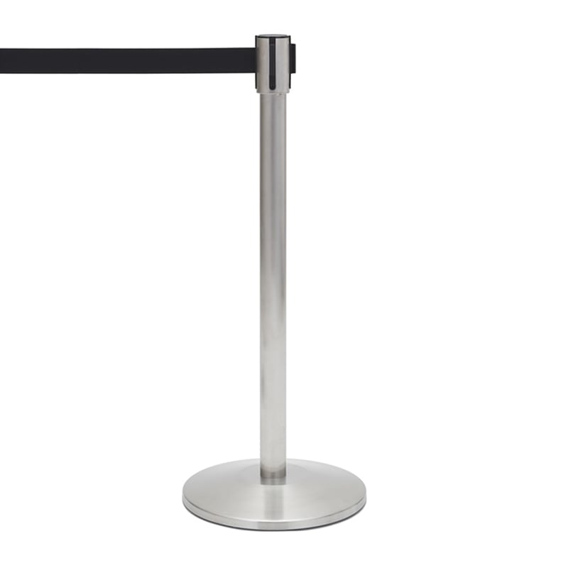 アール・エフ・ヤマカワ ポールパーティション Aタイプ ブラック RFPP-BK 1台(ご注文単位1台)【直送品】