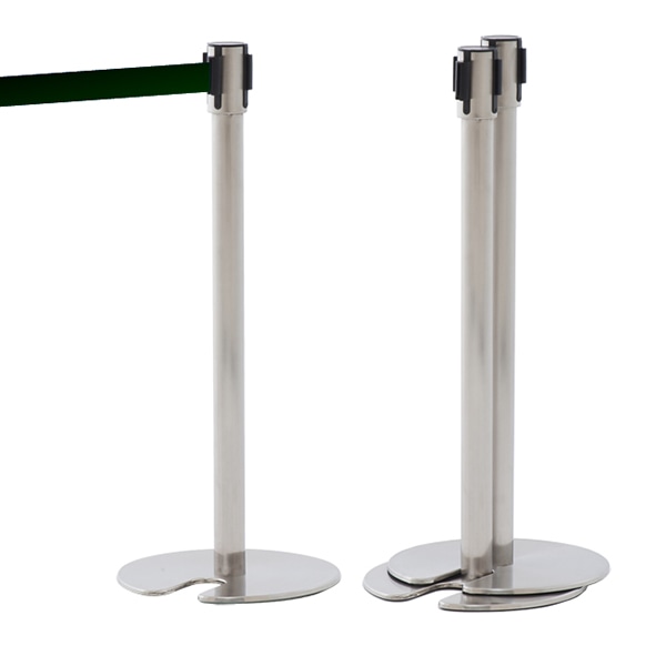 アール・エフ・ヤマカワ ポールパーティション　Sタイプ2 ブラック RFPP-BKST2 1台（ご注文単位1台）【直送品】