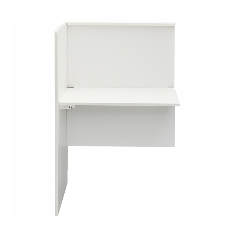 アール・エフ・ヤマカワ RFPCブース2　増連　W800×D600 2ヶ口コンセント付　ホワイト RFPCB2-8060ADWH-NC 1台（ご注文単位1台）【直送品】