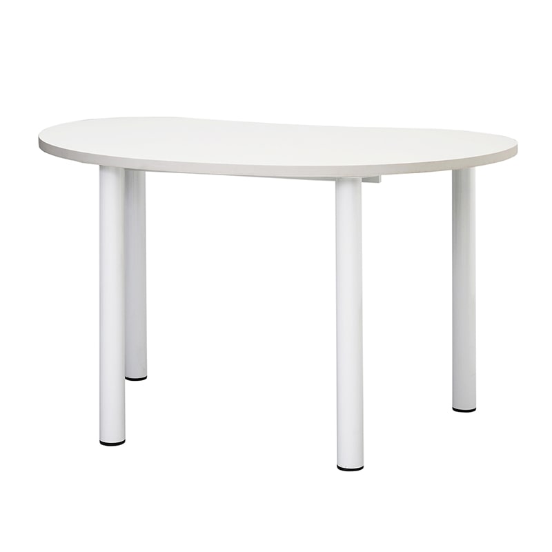 アール・エフ・ヤマカワ ビーンズテーブル W1200×D800 ホワイト RFMMT-BN1280WJ 1台(ご注文単位1台)【直送品】